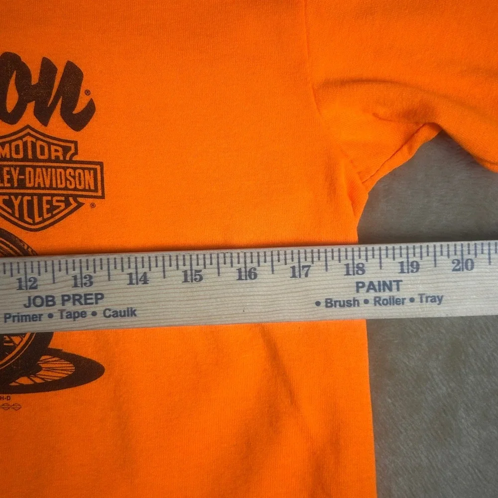 Harley-Davidson Kids‎ Orange Graphic T-Shirt Youth Large San Diego California L